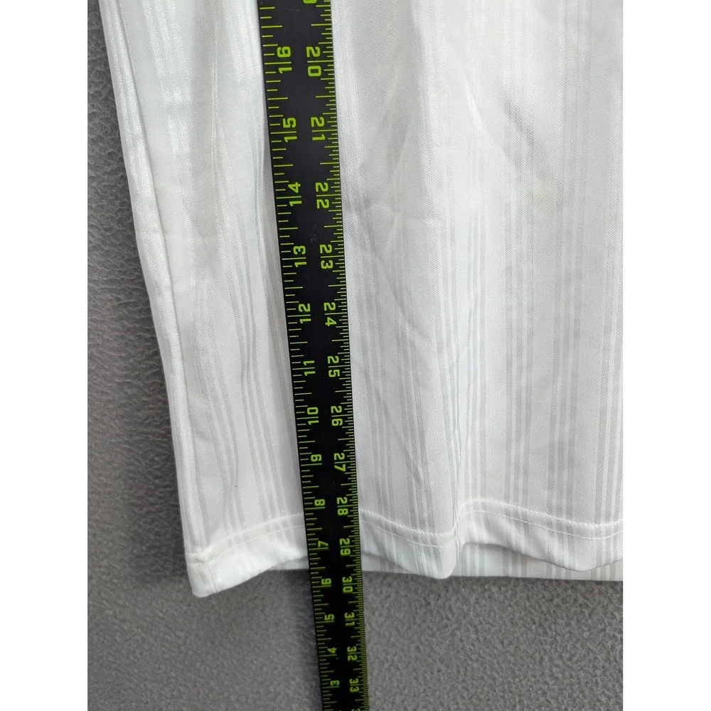 Adidas Westport Soccer Assn Jersey Polo Shirt Men's Size M White Navy‎ #27 USA - Picture 7 of 9